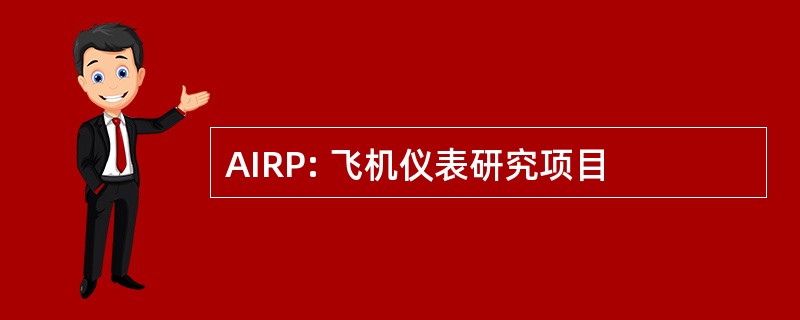 AIRP: 飞机仪表研究项目