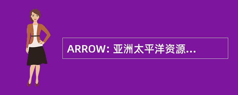 ARROW: 亚洲太平洋资源和妇女研究中心