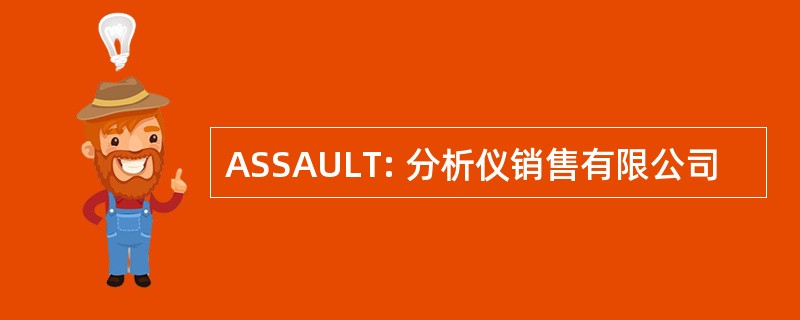 ASSAULT: 分析仪销售有限公司