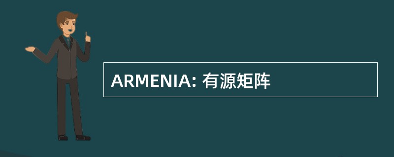 ARMENIA: 有源矩阵