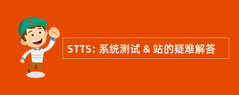 STTS: 系统测试 & 站的疑难解答