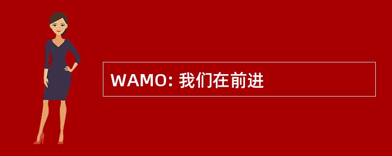 WAMO: 我们在前进