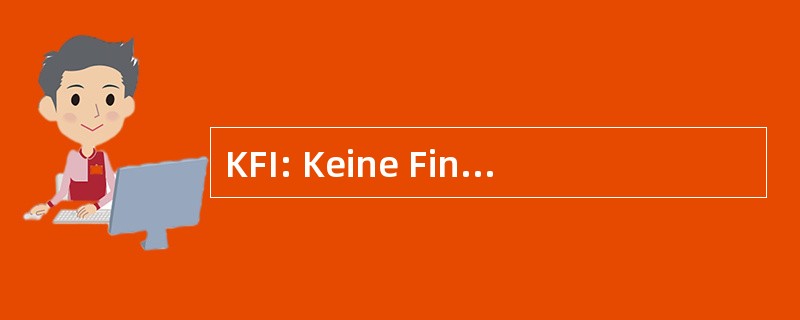 KFI: Keine Finanziellen Interessen