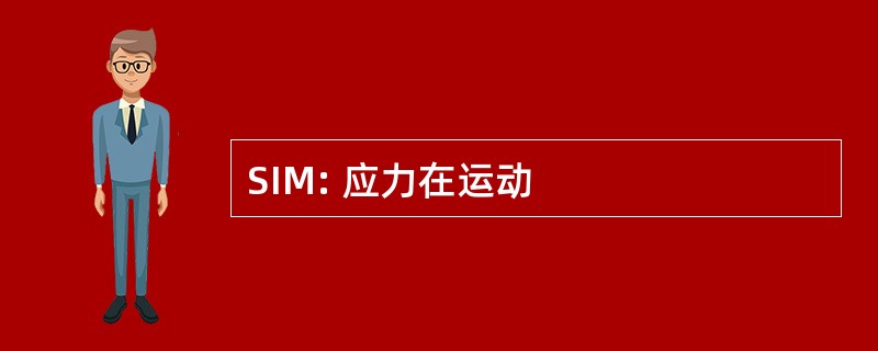 SIM: 应力在运动