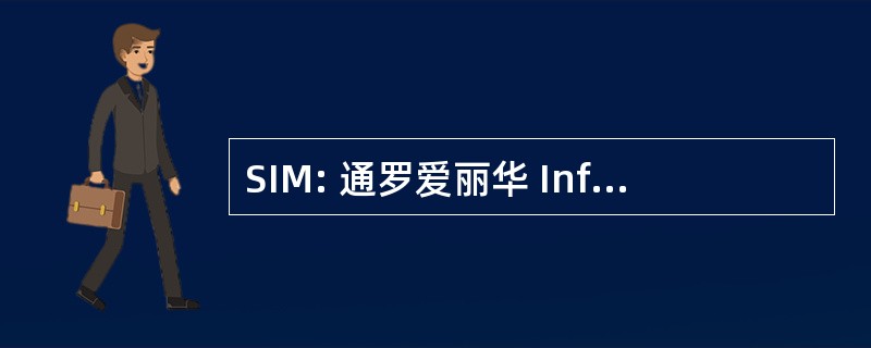 SIM: 通罗爱丽华 Informazione Segreto