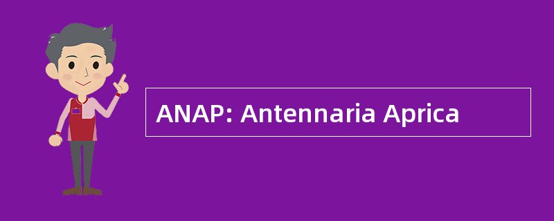 ANAP: Antennaria Aprica