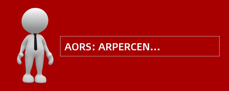 AORS: ARPERCEN 命令和资源系统