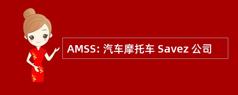 AMSS: 汽车摩托车 Savez 公司