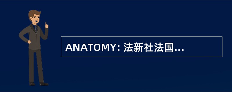 ANATOMY: 法新社法国 de l&#039;Amenagement 杜就