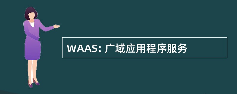 WAAS: 广域应用程序服务