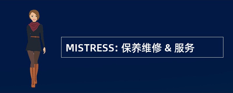 MISTRESS: 保养维修 & 服务