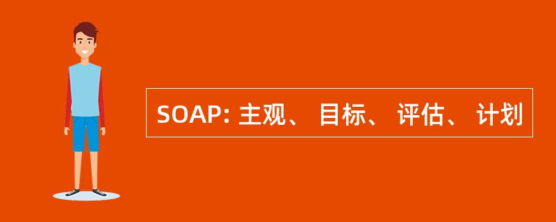 SOAP: 主观、 目标、 评估、 计划