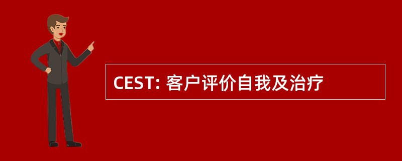 CEST: 客户评价自我及治疗