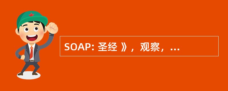 SOAP: 圣经 》，观察，应用程序中祈祷