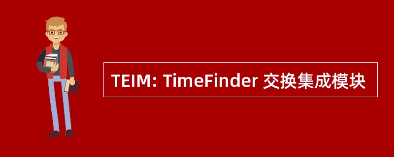 TEIM: TimeFinder 交换集成模块