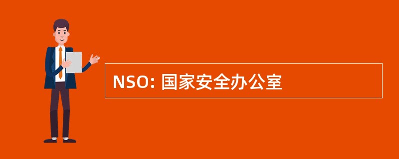 NSO: 国家安全办公室