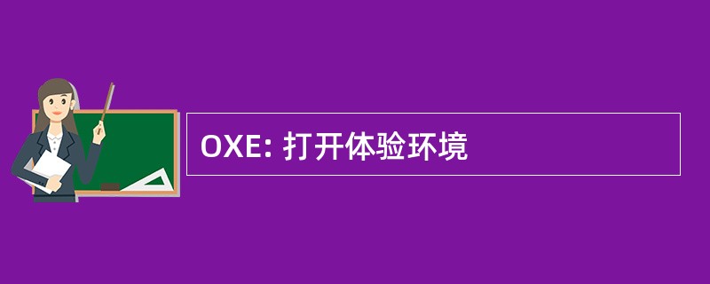 OXE: 打开体验环境