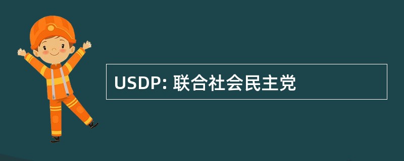 USDP: 联合社会民主党