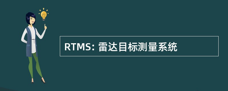 RTMS: 雷达目标测量系统