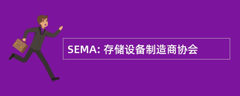 SEMA: 存储设备制造商协会