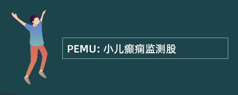 PEMU: 小儿癫痫监测股