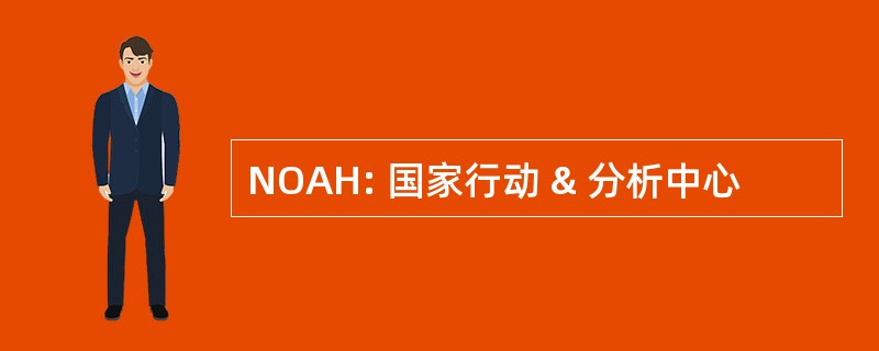 NOAH: 国家行动 & 分析中心