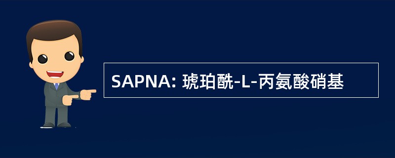 SAPNA: 琥珀酰-L-丙氨酸硝基