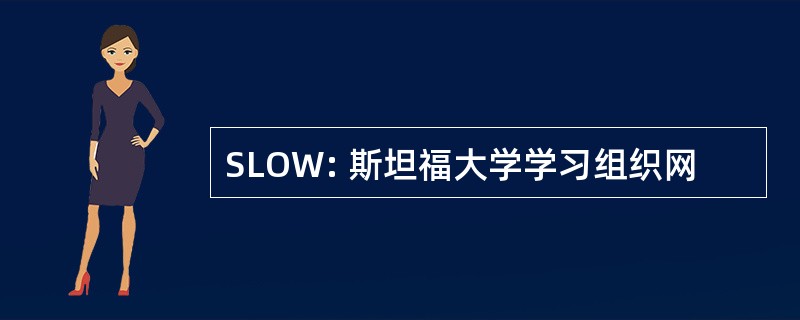 SLOW: 斯坦福大学学习组织网