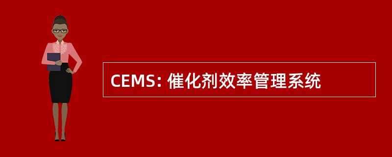 CEMS: 催化剂效率管理系统