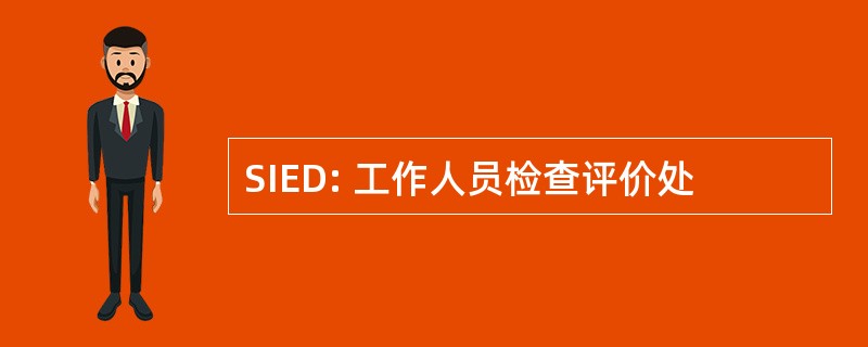 SIED: 工作人员检查评价处