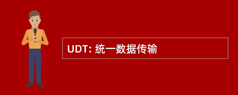 UDT: 统一数据传输