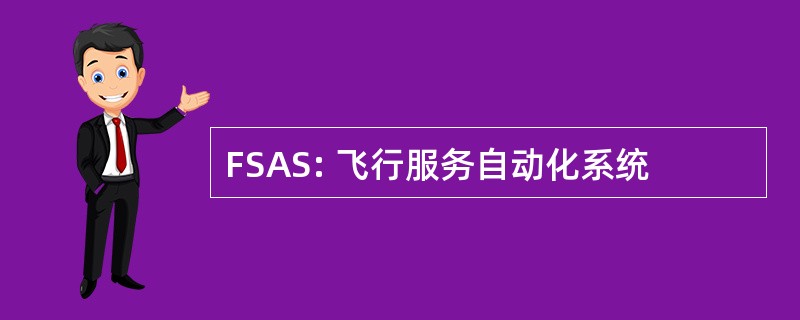 FSAS: 飞行服务自动化系统