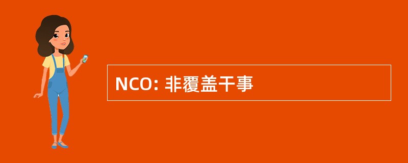 NCO: 非覆盖干事