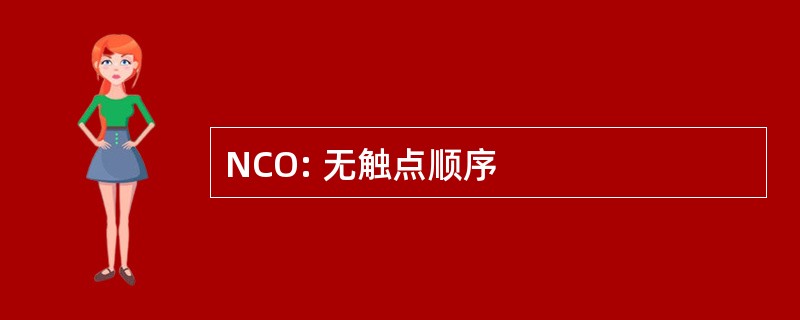 NCO: 无触点顺序