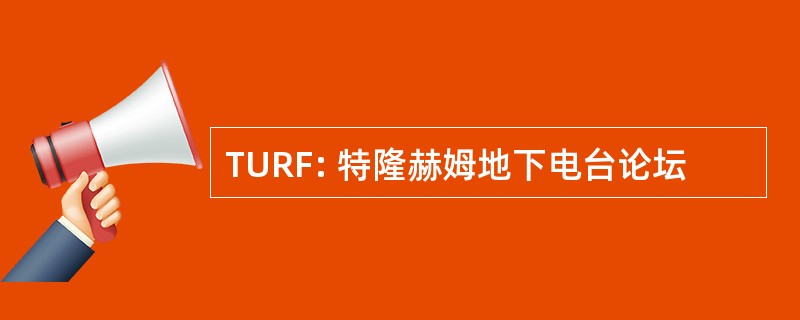 TURF: 特隆赫姆地下电台论坛