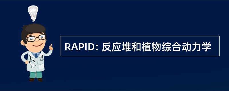 RAPID: 反应堆和植物综合动力学