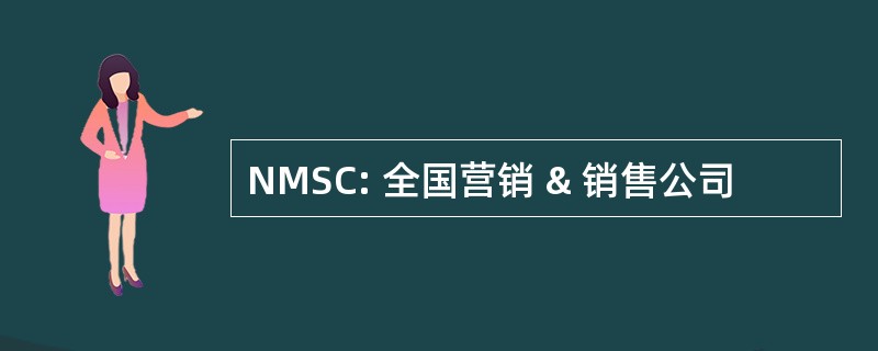 NMSC: 全国营销 & 销售公司