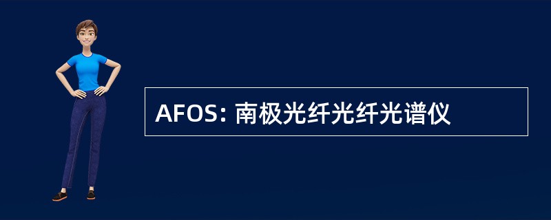 AFOS: 南极光纤光纤光谱仪