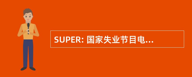 SUPER: 国家失业节目电子政务资源