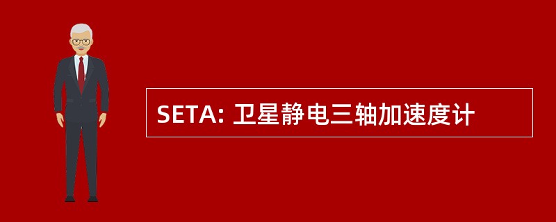 SETA: 卫星静电三轴加速度计