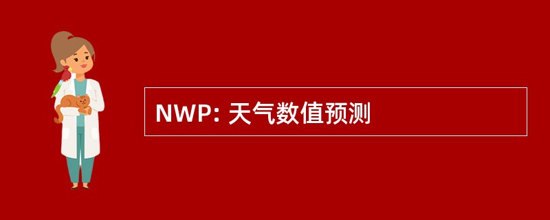 NWP: 天气数值预测