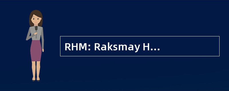 RHM: Raksmay Hong 多边环境协定