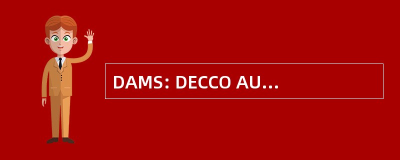 DAMS: DECCO AUTODIN 消息系统