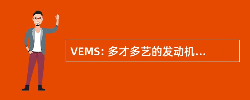 VEMS: 多才多艺的发动机管理系统