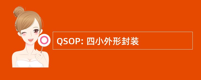 QSOP: 四小外形封装