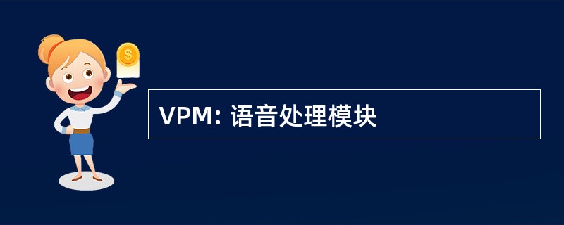 VPM: 语音处理模块