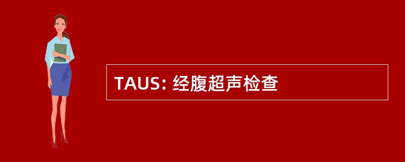 TAUS: 经腹超声检查