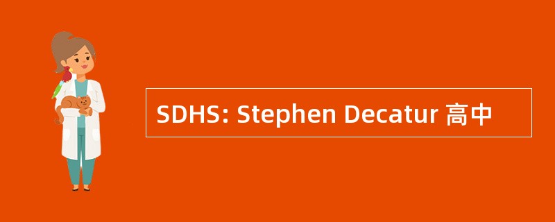 SDHS: Stephen Decatur 高中