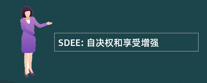 SDEE: 自决权和享受增强