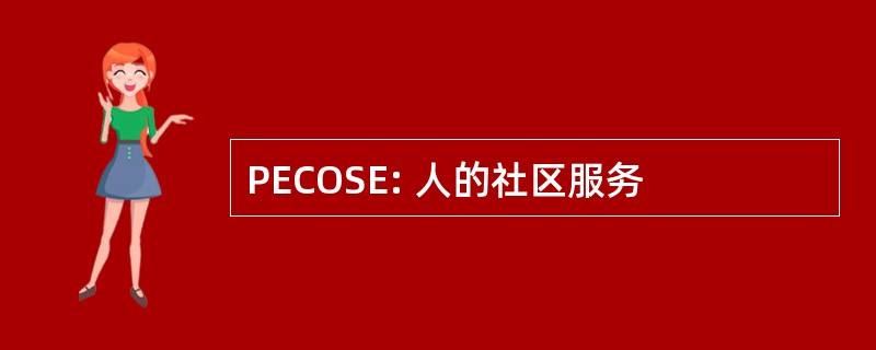 PECOSE: 人的社区服务